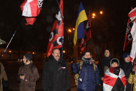 В Києві політична партія УНА - УНСО провела Марш пам'яті Михайла Жизневського. 2