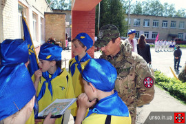 УНСОвці взяли участь у проведенні військово-патріотичної гри «Сокіл-Джура».